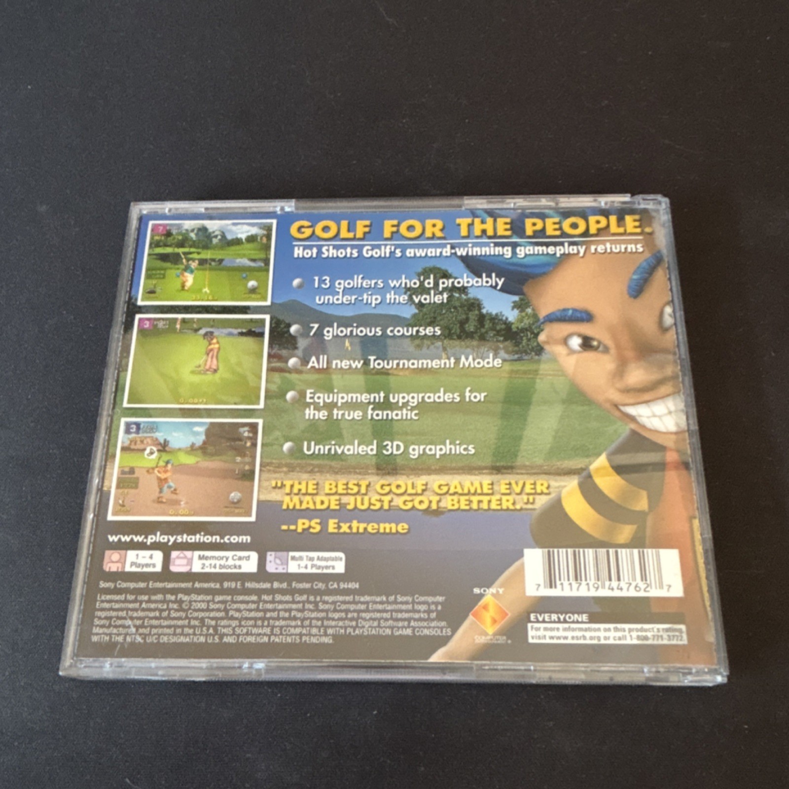 Sony Hot Shots Golf 2 PlayStation 1 2000 Multiplayer Manual Included