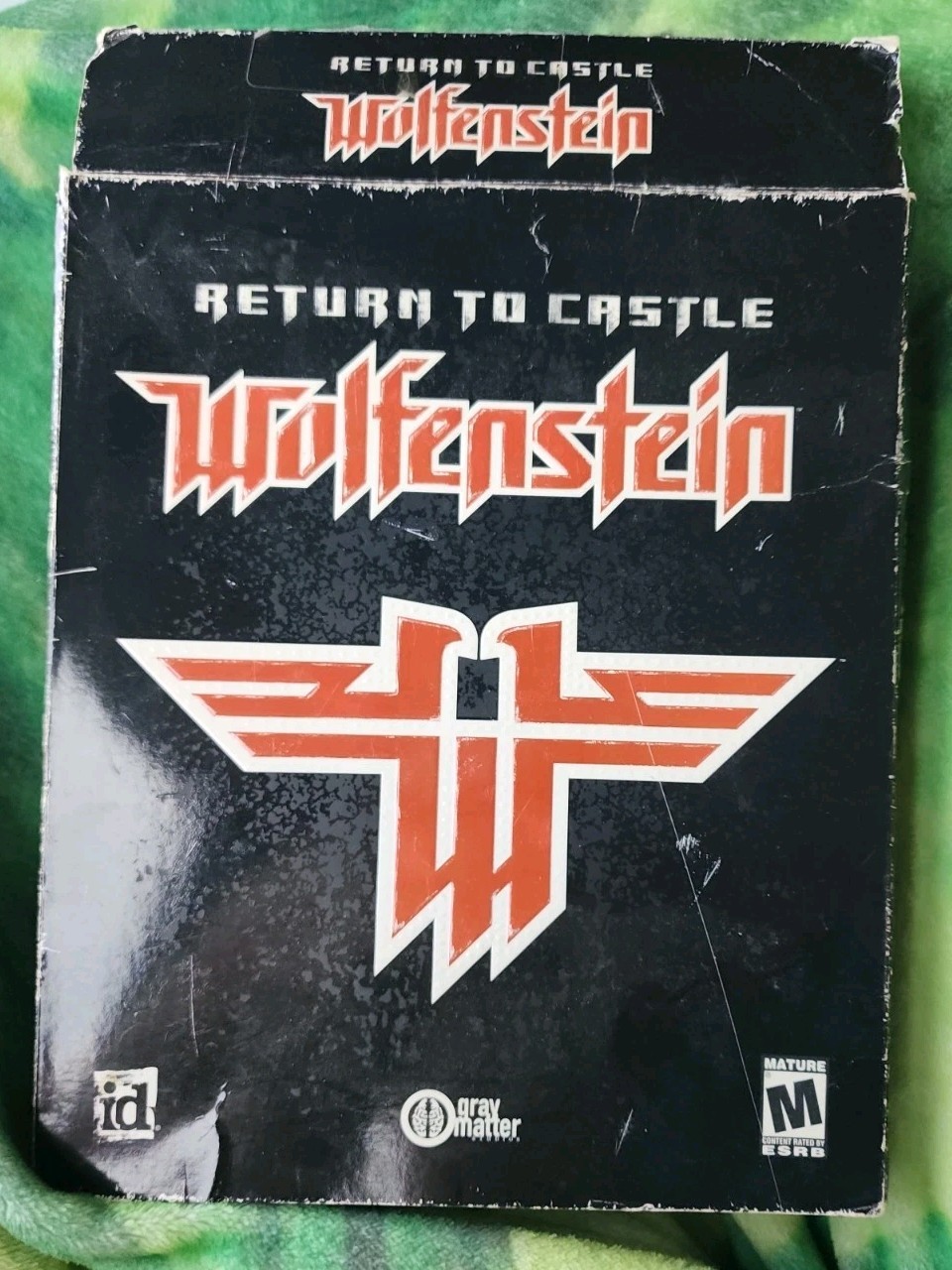 Return To Castle Wolfenstein 2001 Big Box Windows PC CD Rom Game CIB With Manual