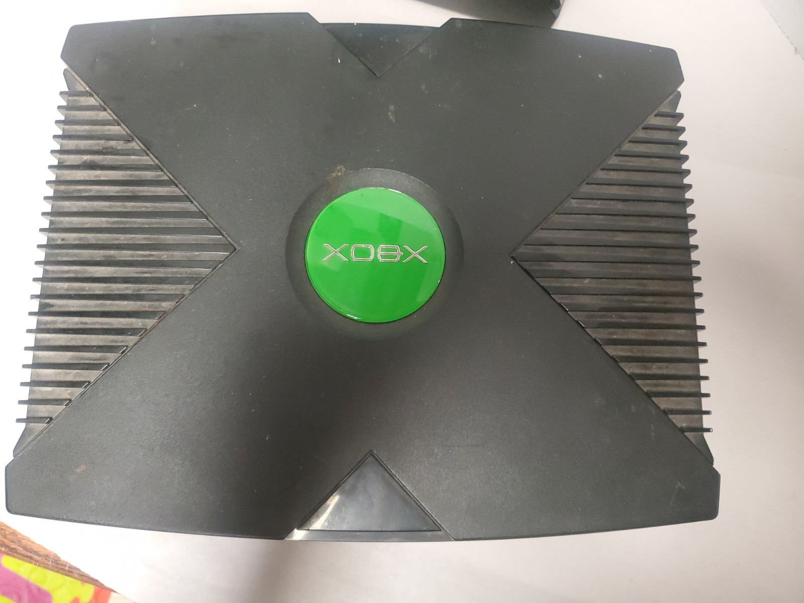 2 Microsoft Original Xbox Console, Tested For Power Only, For Parts Or Repair