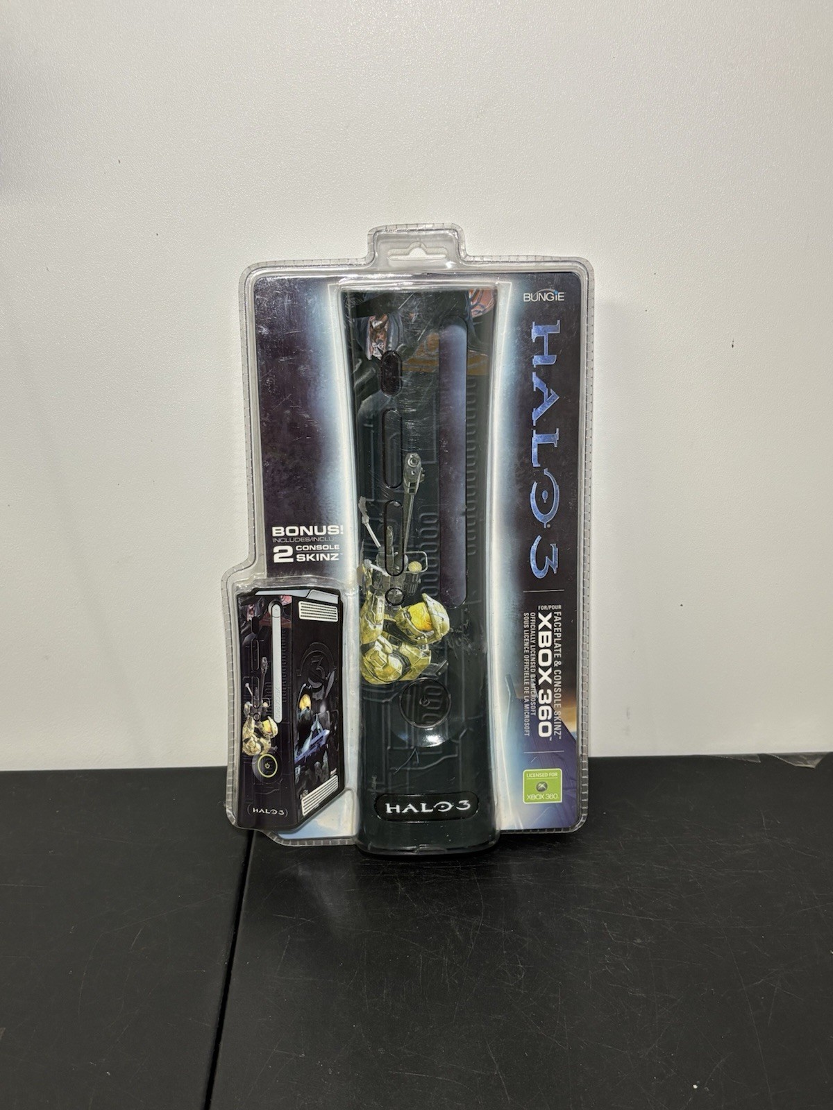 SEALED Halo 3 Master Chief Faceplate and Skin for Microsoft Xbox 360 Console NEW