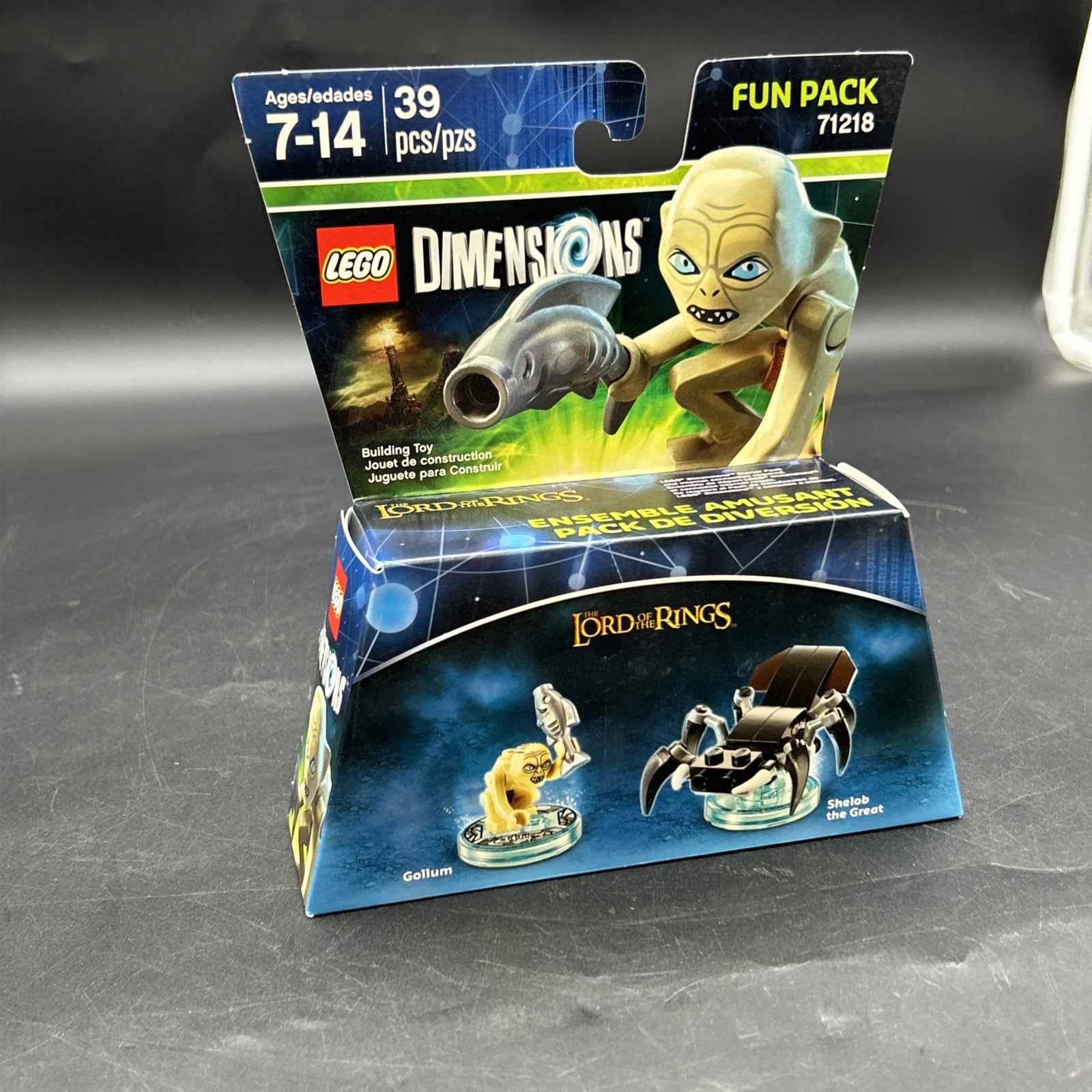 Crushed LEGO DIMENSIONS Movie Fun Pack Gollum Lord of Rings Shelob 71218 Golem
