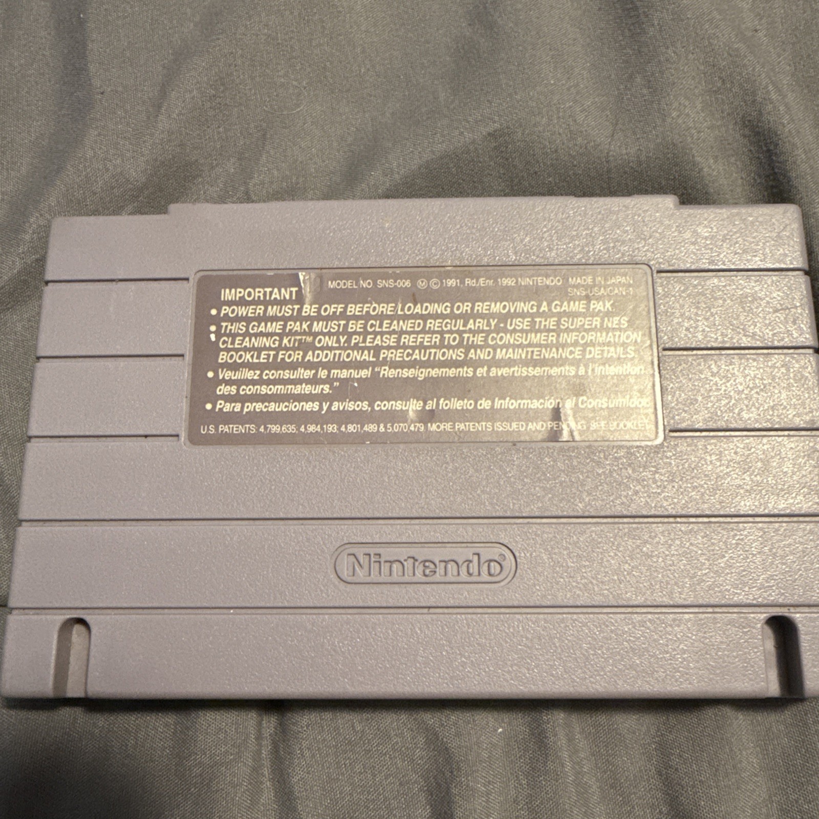 SNES Super Nintendo Donkey Kong Country Cleaned & Tested