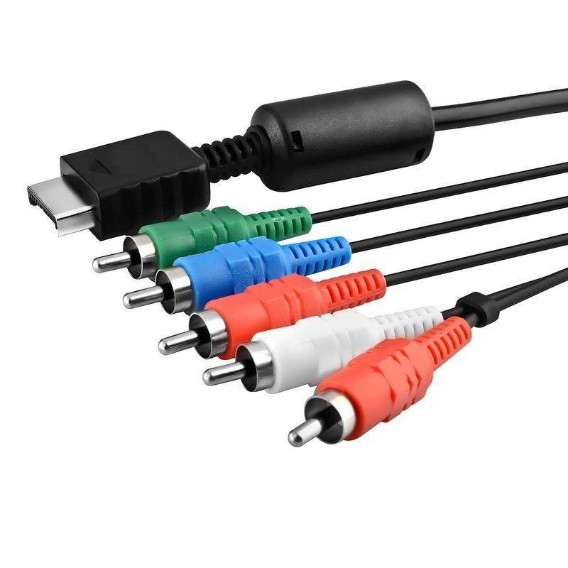 6FT HD Component RCA AV Video-Audio Cable Cord for SONY Playstation 2 3 PS2 PS3