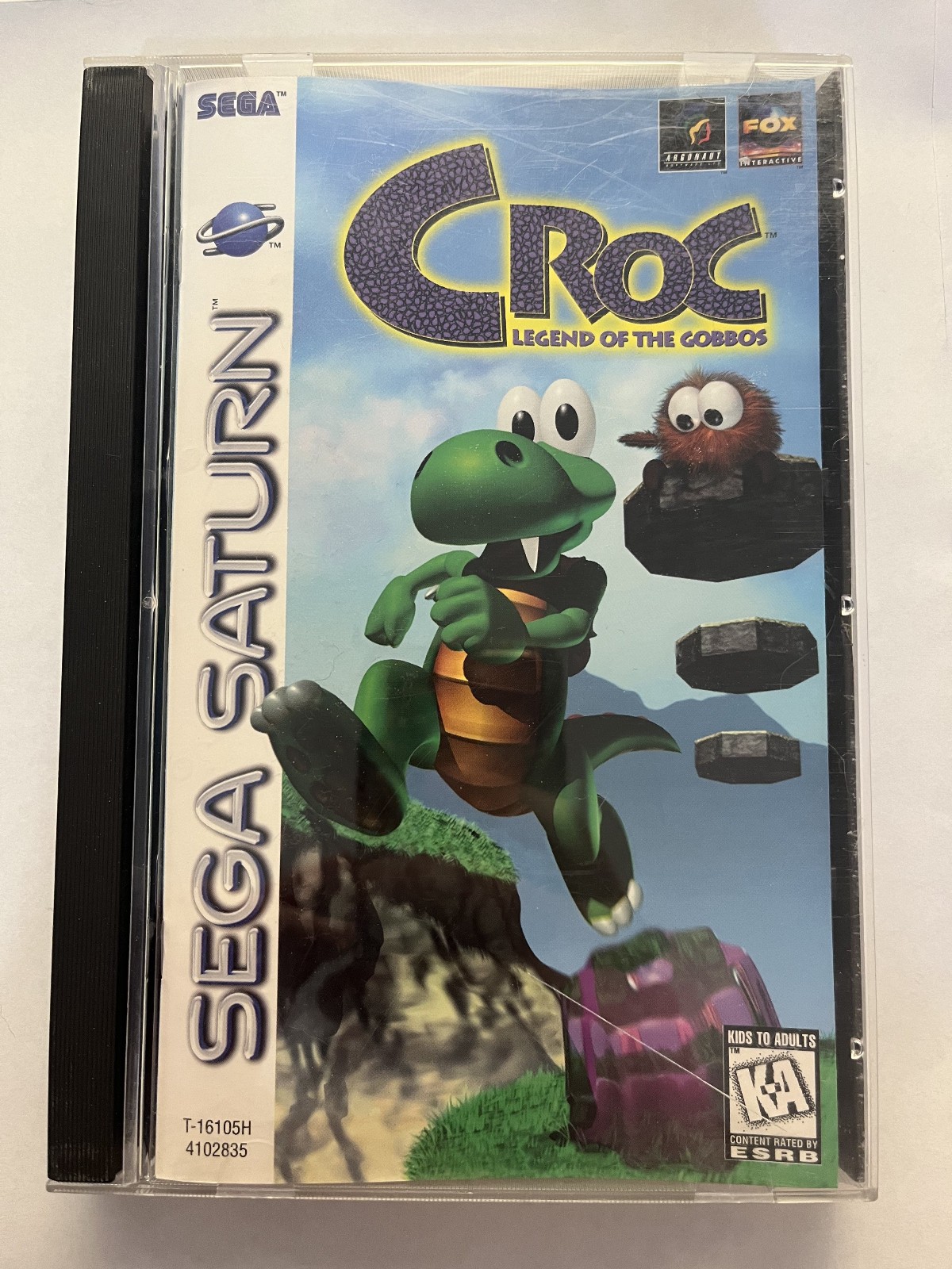 Croc: Legend of the Gobbos Sega Saturn Complete W/ Manual CIB TESTED WORKING