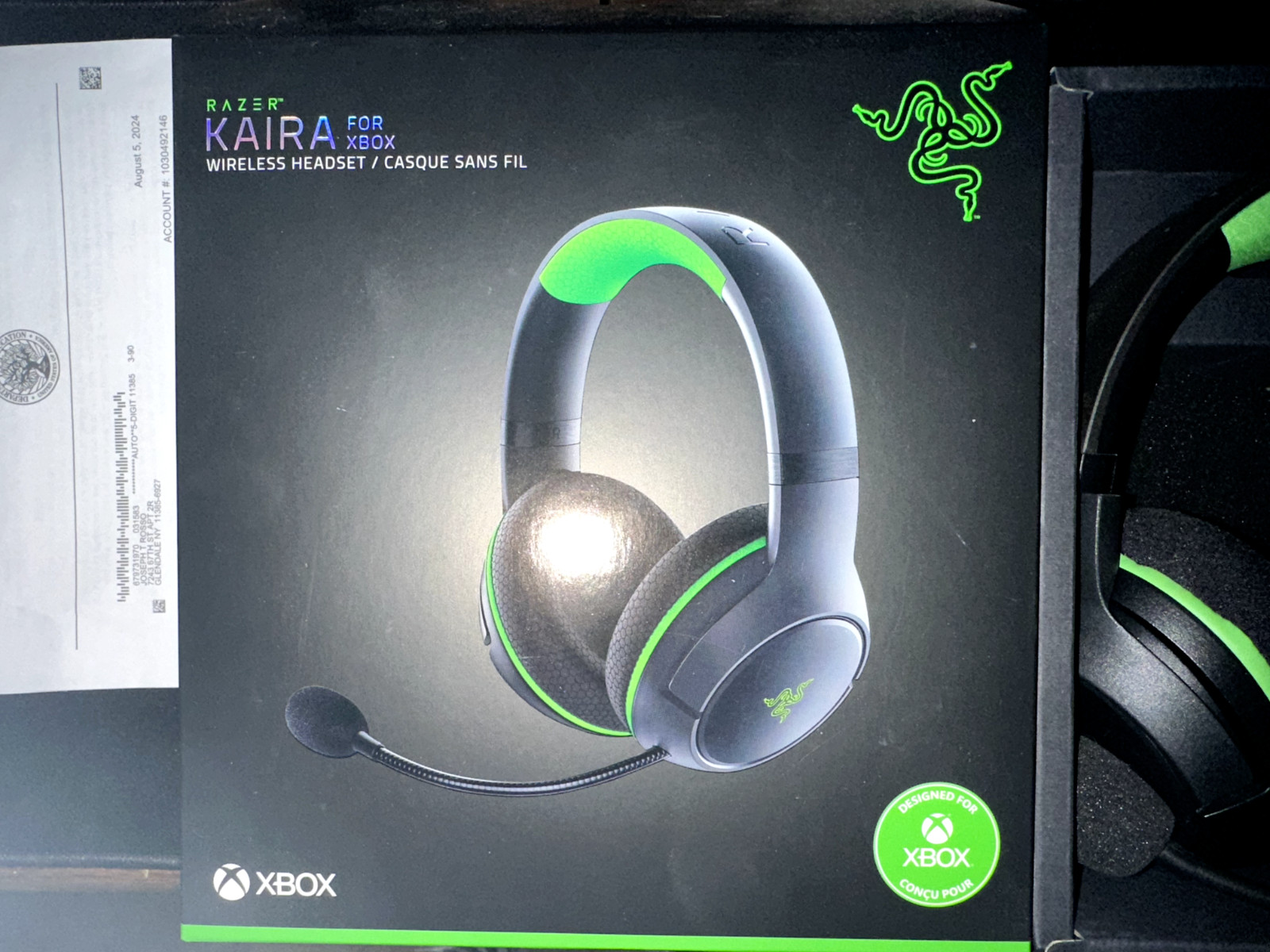 Razer Kaira Wireless Gaming Headset for Xbox Series X/S – Black/Green