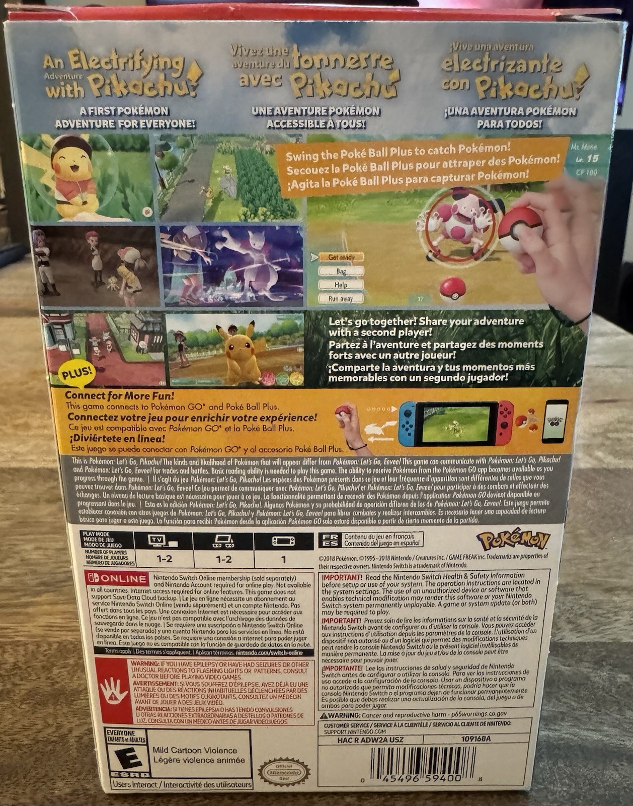 Pokemon Let’s Go Pikachu – CIB with Poke Ball Plus (Nintendo Switch, 2018)