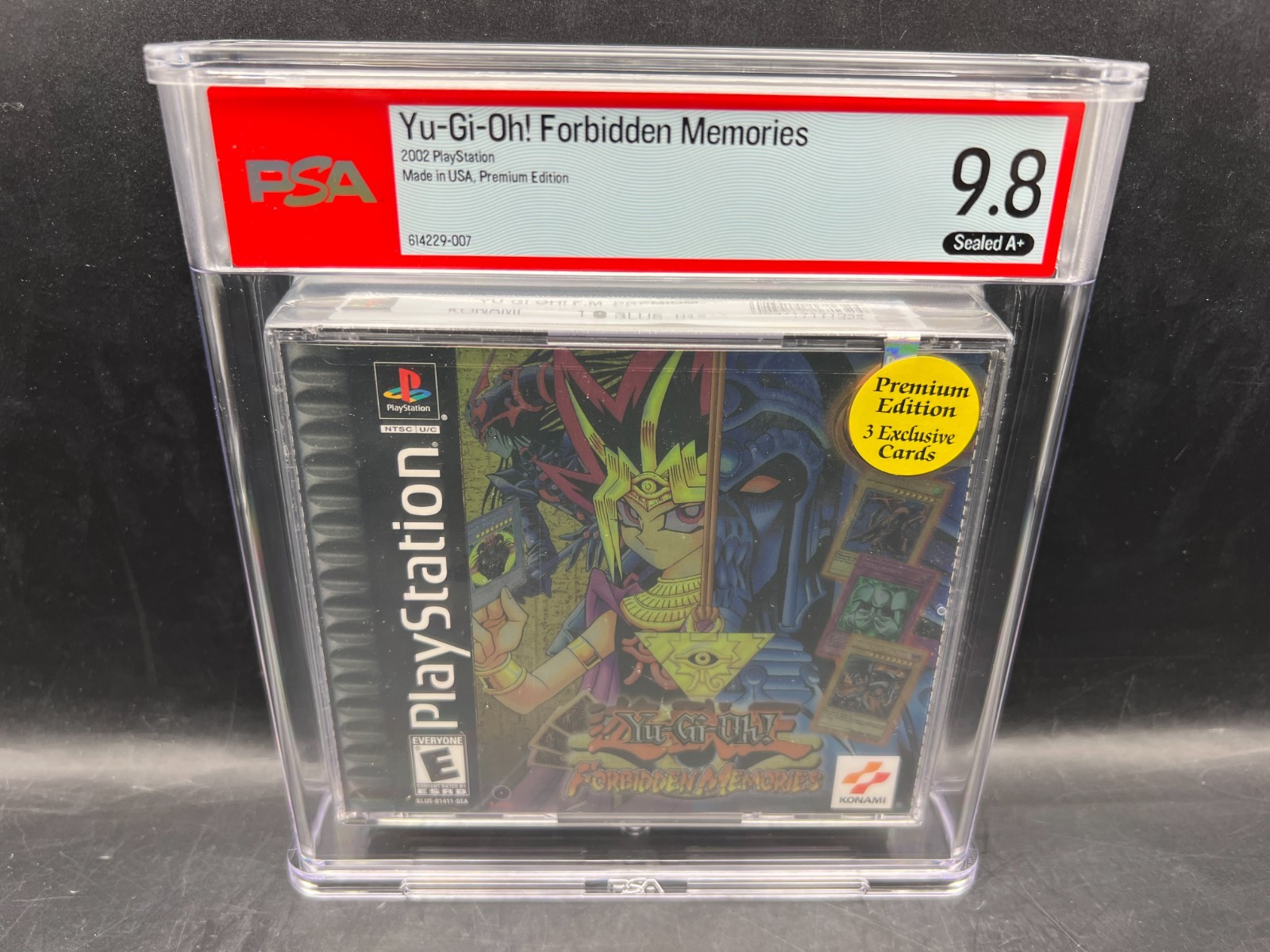 Yu-Gi-Oh! Forbidden Memories Premium Edition w/ Cards PSA 9.8 A+ FACTORY SEALED