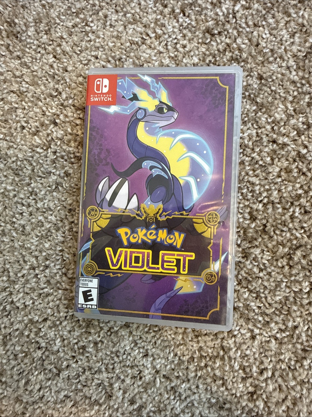 Pokemon Violet Case Nintendo Switch NO GAME Authentic No Cracking