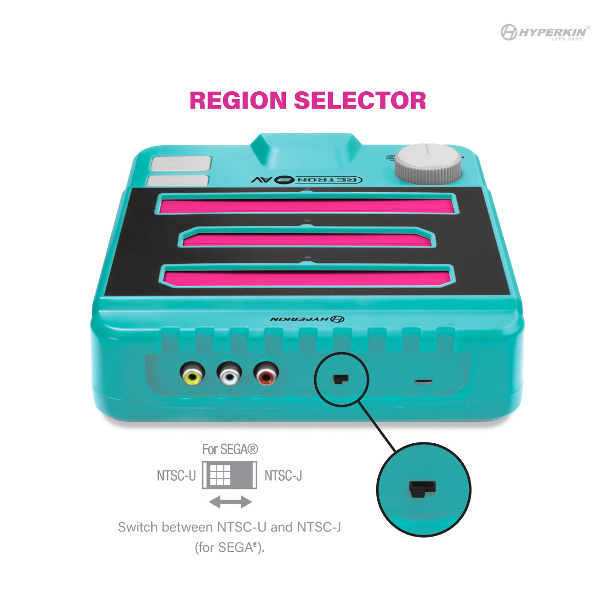 Retron 3 N3 3 in 1 Game System AV Version for SNES and Sega Genesis Games