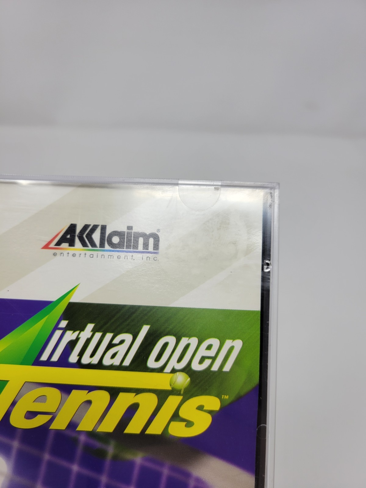 Virtual Open Tennis Video Game For Sega Saturn Complete CIB Tested Free US Ship