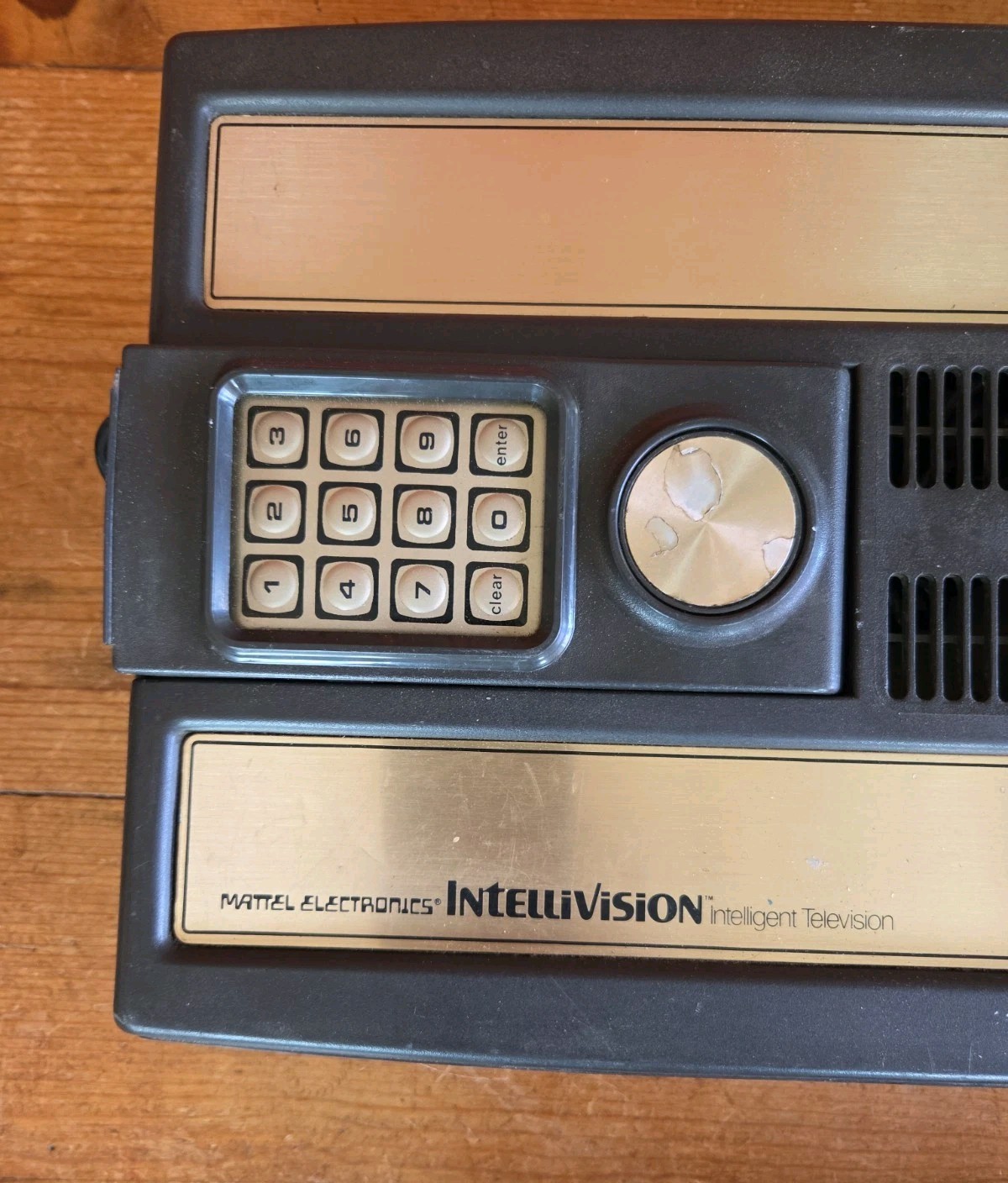 ColecoVision/Intellivision Mattel Console w/2 Controllers Video Game Untested