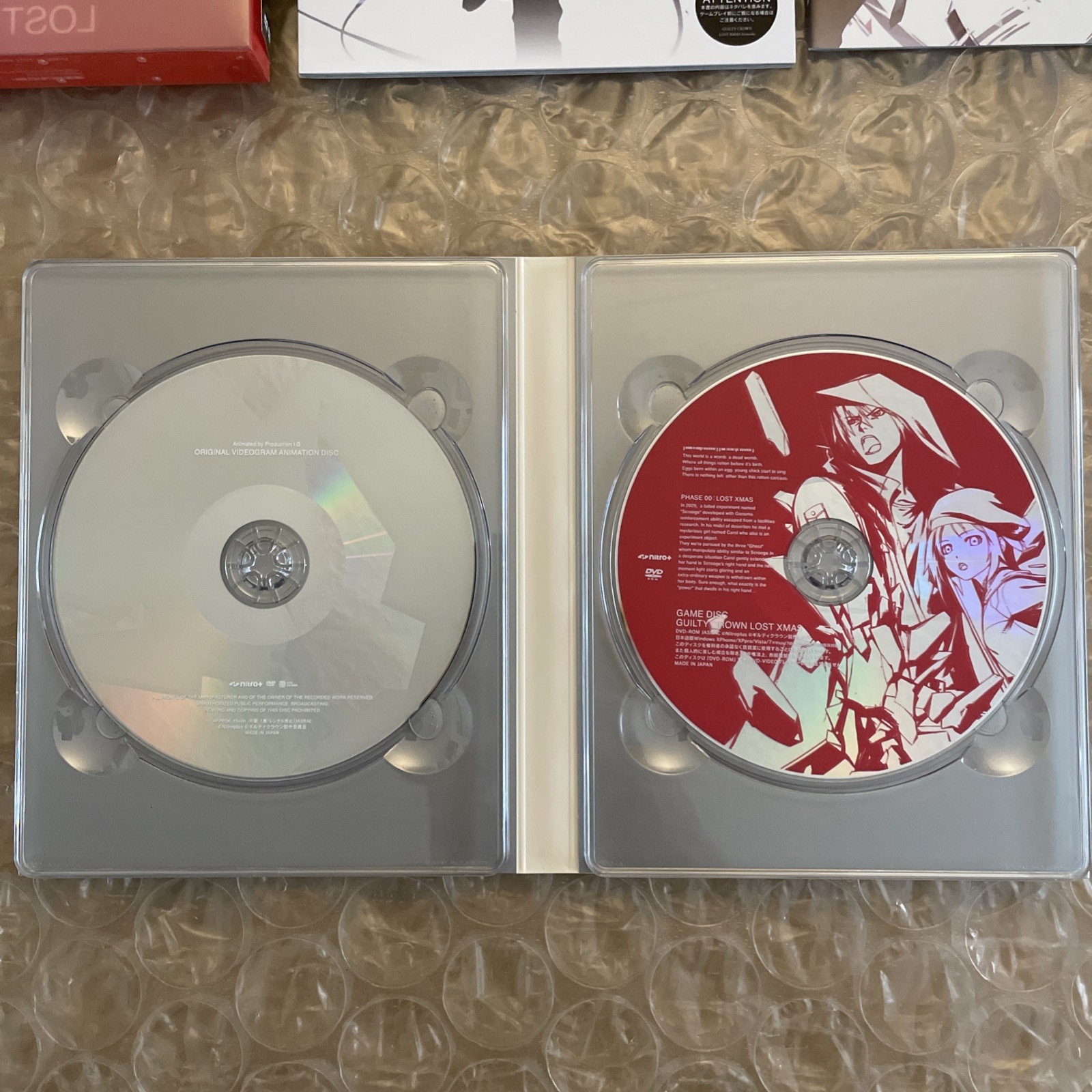Guilty Crown Lost Christmas Limited Production Edition Japanese VN PC Game USED