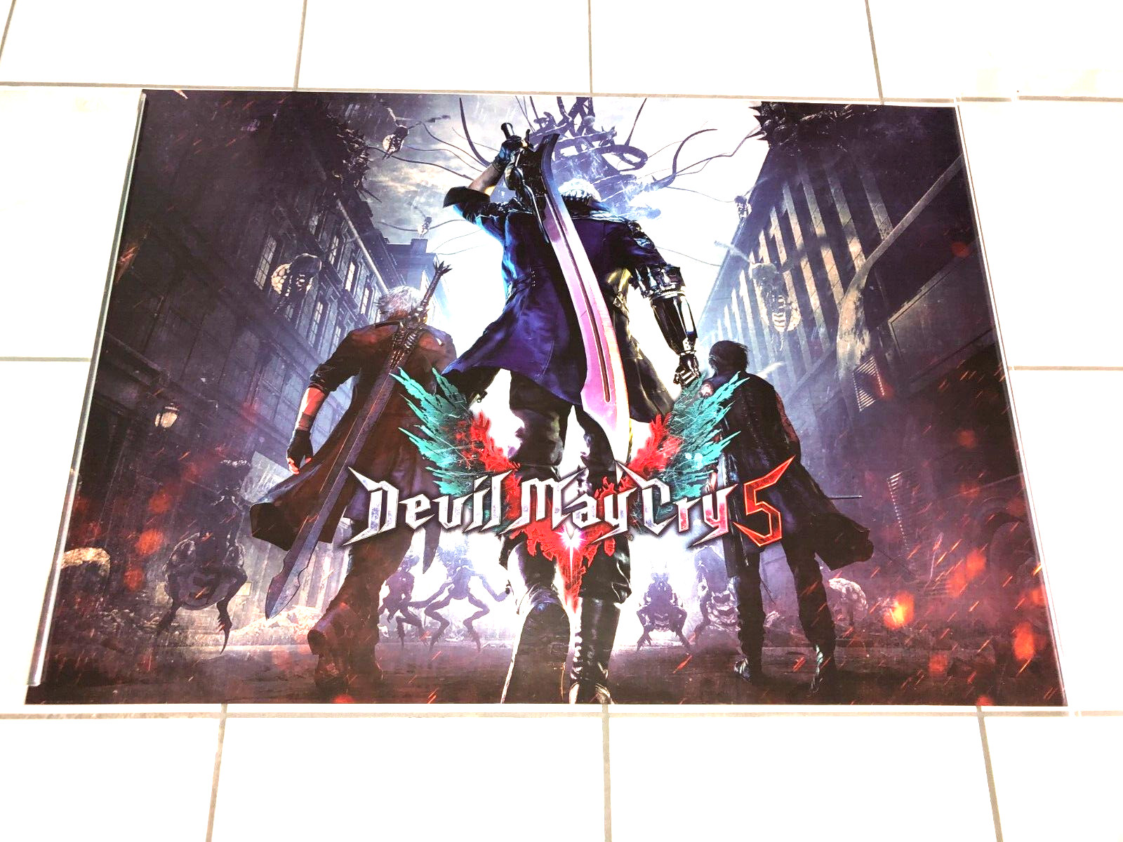 DEVIL MAY CRY 5 2019 HORROR RARE ORIG AUST NMINT MA15+ PS4 XBOX ONE GAMES POSTER