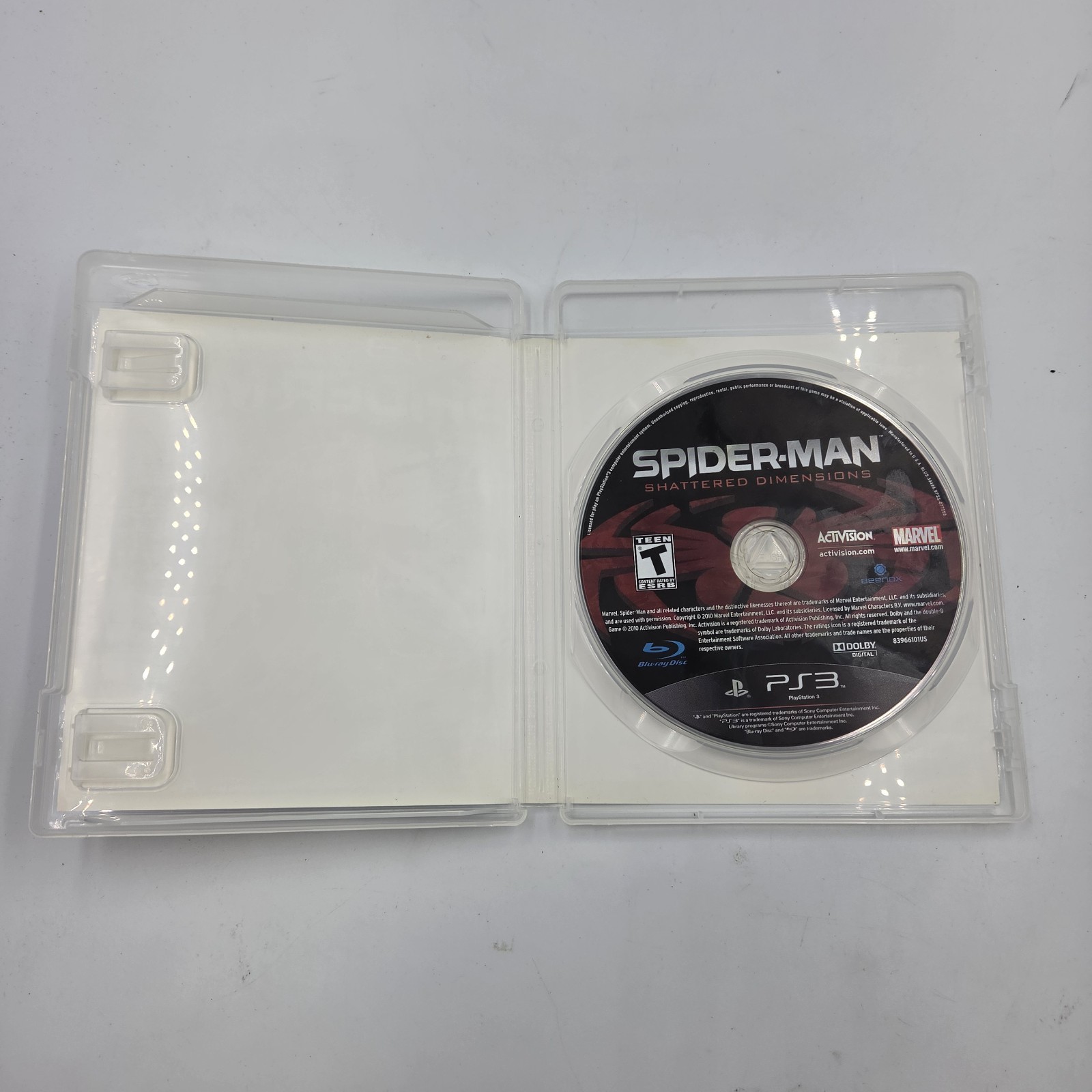 PS3 SPIDER-MAN SHATTERED DIMENSIONS PLAYSTATION 3 Spider-Man ACTIVISION PS3