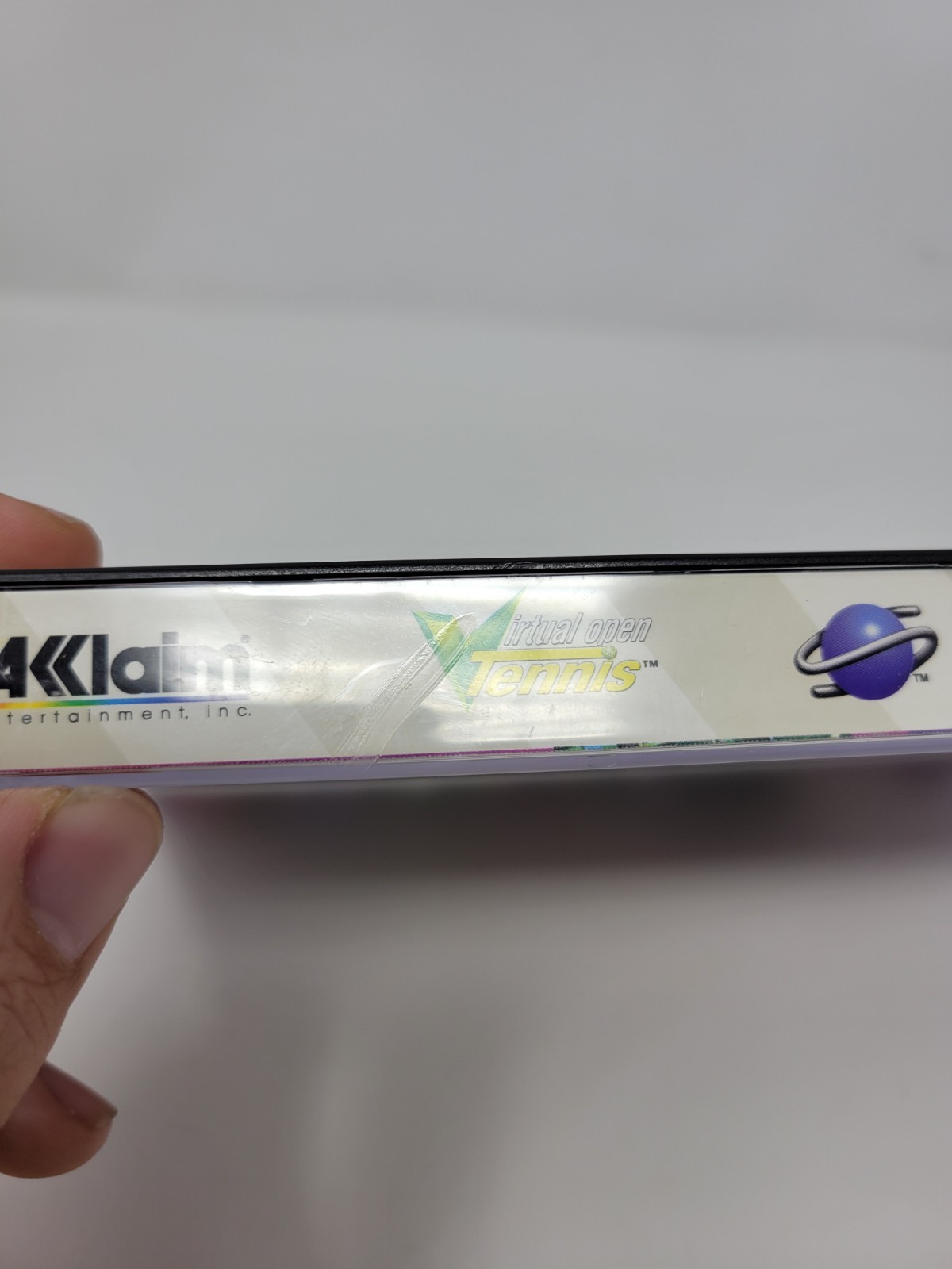Virtual Open Tennis Video Game For Sega Saturn Complete CIB Tested Free US Ship
