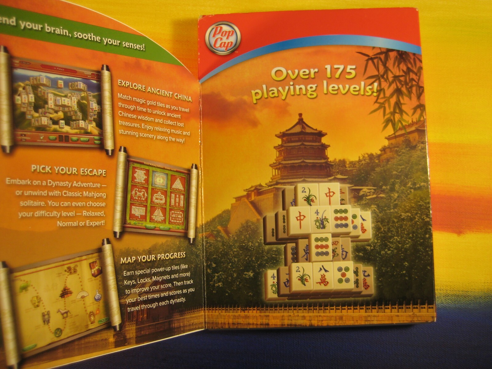 MahJong Escape Ancient China Win XP/7 PC CDROM Game by PopCap