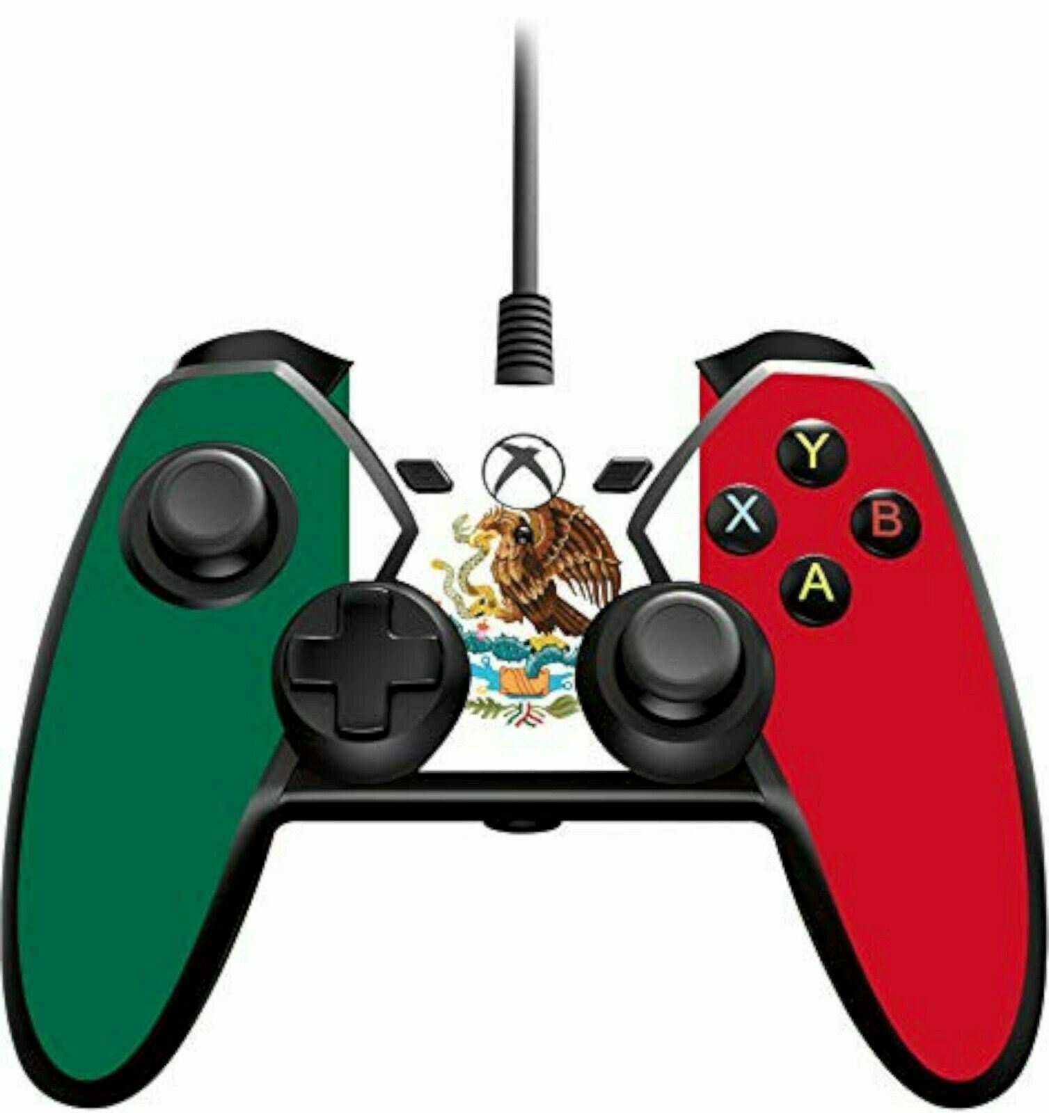 NEW Power A Wired Mexico Flag Controller for Xbox One Series S X Windows soccer