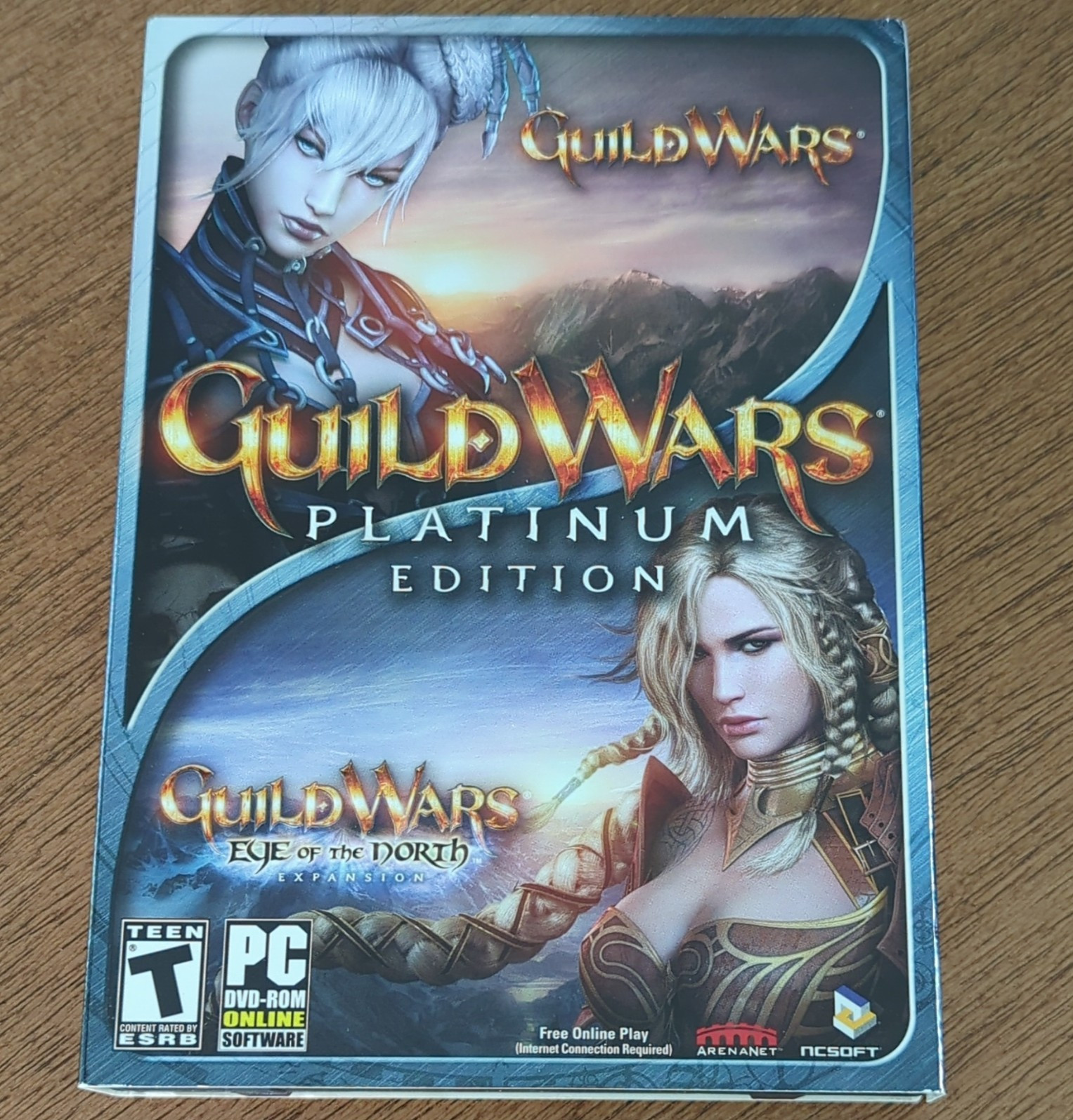 NCsoft Guild Wars Platinum Edition PC T-Teen Role Playing Online Expansion NTSC