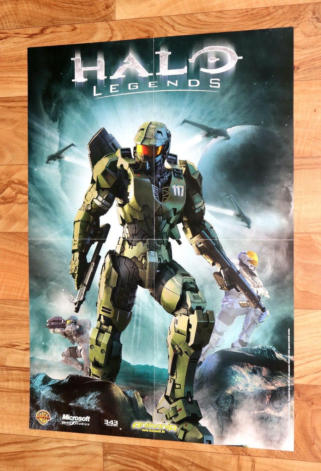 Halo Legends / The Sacred Blacksmith Very Rare Manga Anime Rare Promo Poster