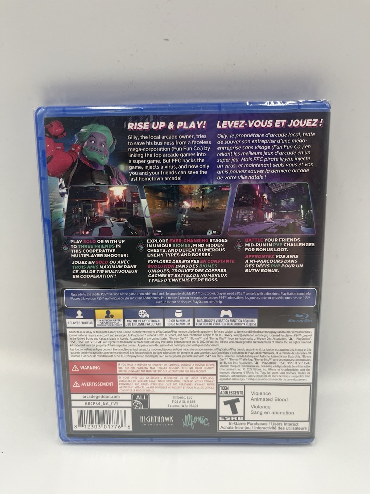 Arcadegeddon PS4 – Brand New Sealed • PS5 Upgrade Available