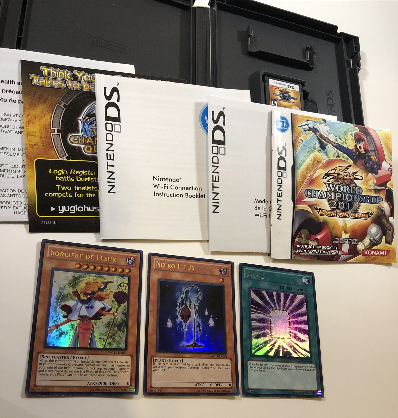 Yu-Gi-Oh 5D’s World Championship 2011: Over the Nexus (Nintendo DS) WITH CARDS