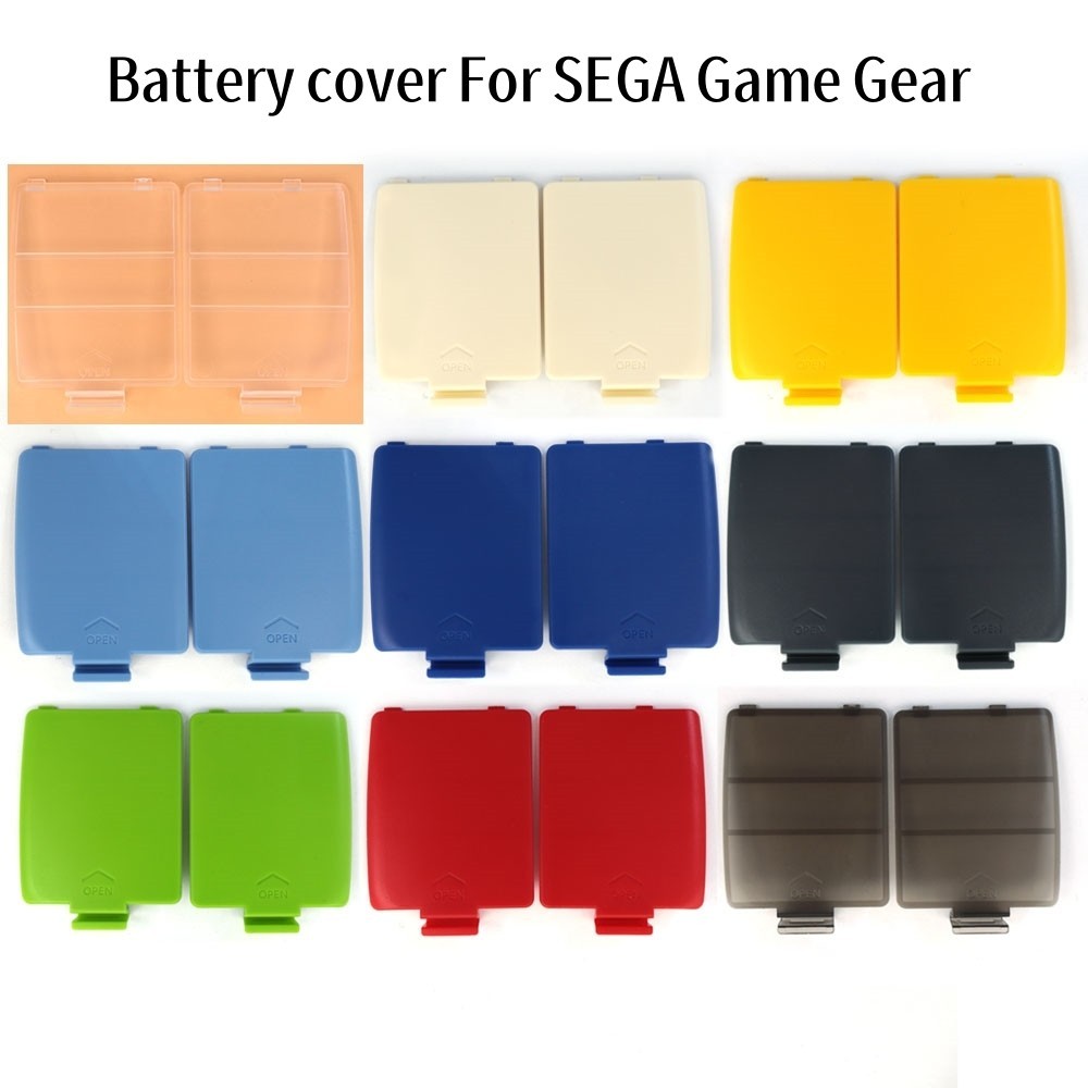 Battery Door Cover L R Left Right Side AA Battery Lid Cover For Sega Game Gear