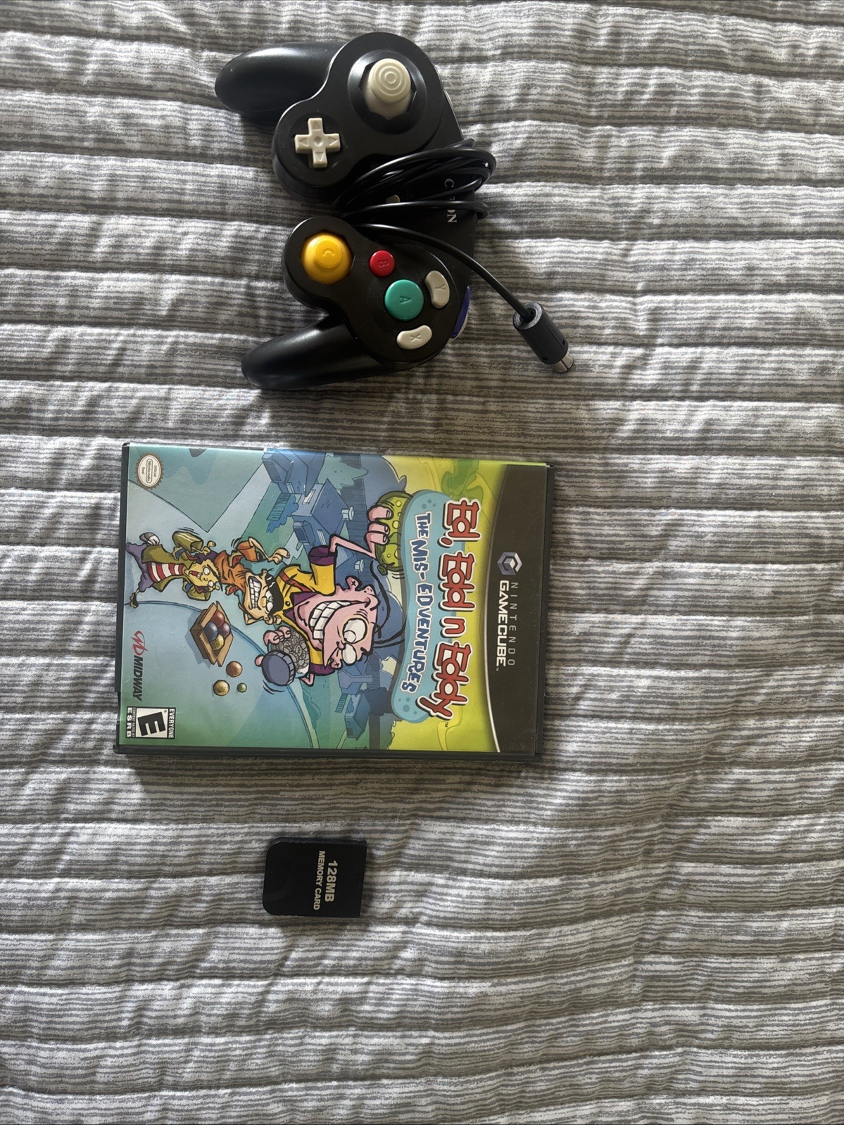 Ed, Edd N Eddy: The Mis-Edventures GameCube CIB Controller And 128 MB memory