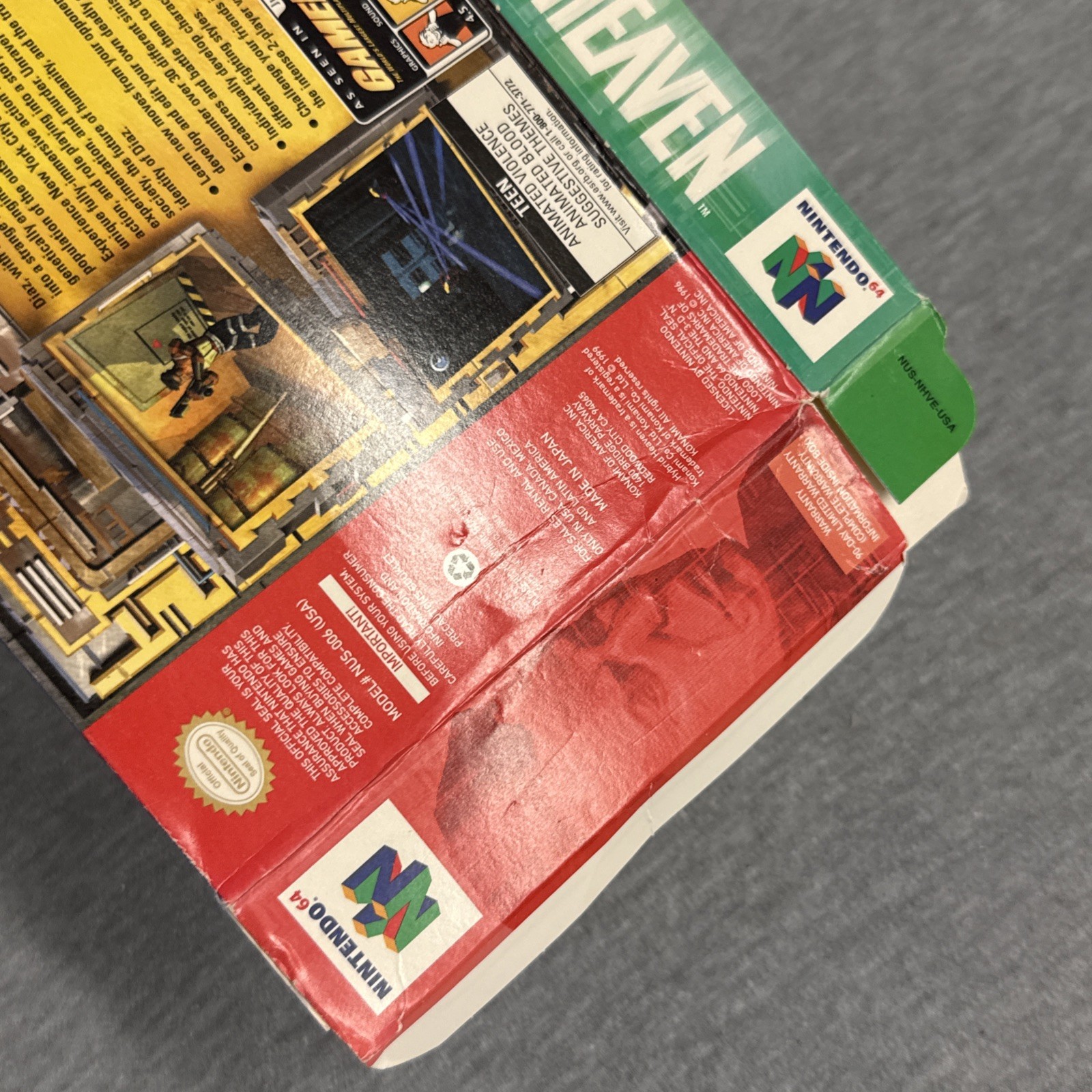 Hybrid Heaven (Nintendo 64, 1999) N64 [Box Only]