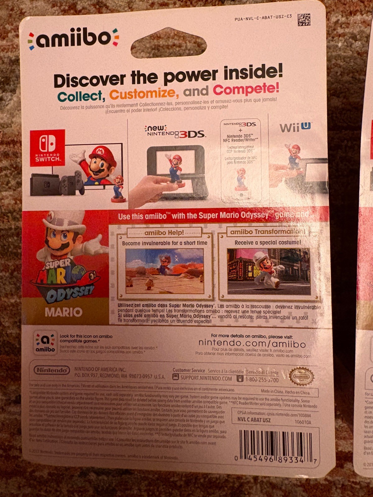NEW Nintendo Super Mario Odyssey Wedding amiibo 3-Pack – Mario Peach Bowser