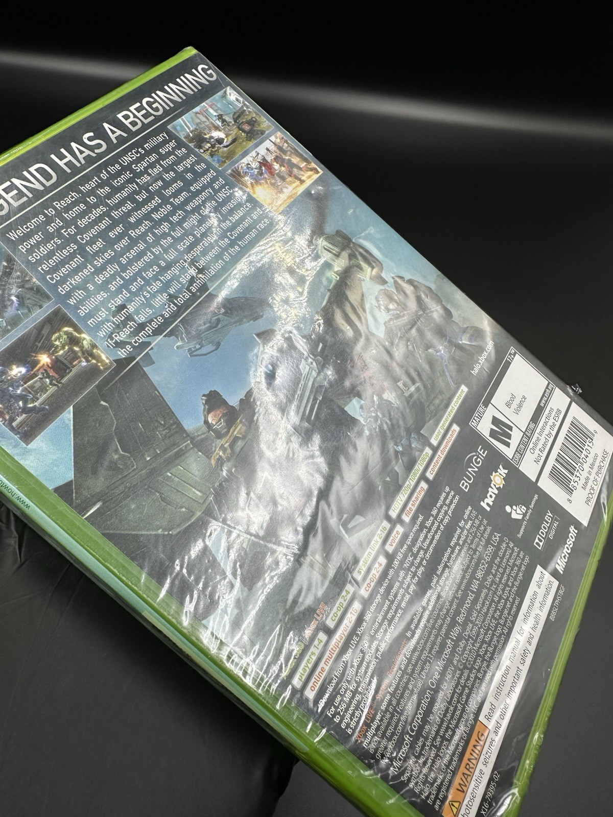 Halo: Reach • Sealed • 1st Print • Xbox 360