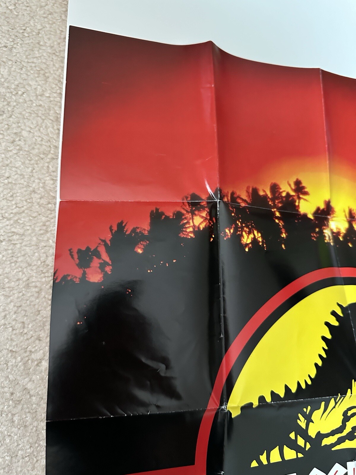 Sega Welcome To The Next Level – Jurassic Park Poster Fold Out Insert – Vintage!