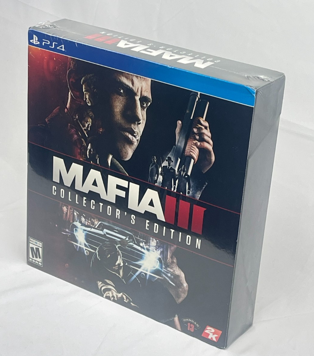 Mafia III Collector’s Edition Sony PlayStation 4, 2016 Brand New Sealed for PS4