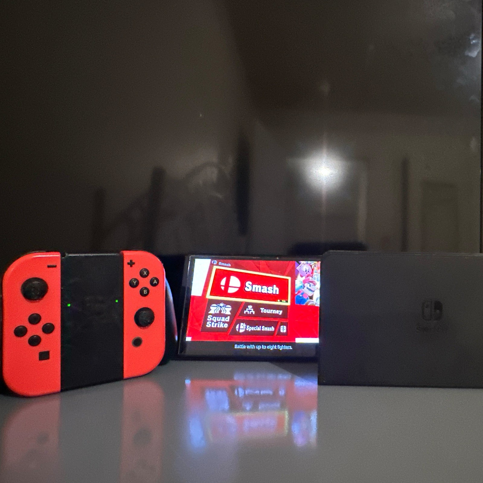 Nintendo Switch V2 Console Bundle w/ Dock, Joy-Cons, HDMI Cable + FNAF Security