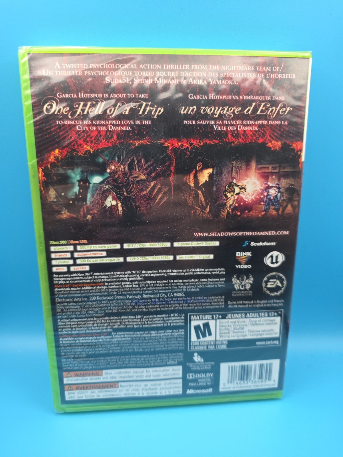 Shadows of the Damned Xbox 360 EA 2011 Brand New Factory Sealed
