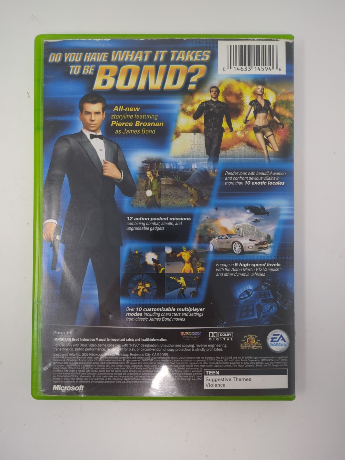 007: NightFire (Microsoft Xbox, 2002) Complete Tested CIB James Bond