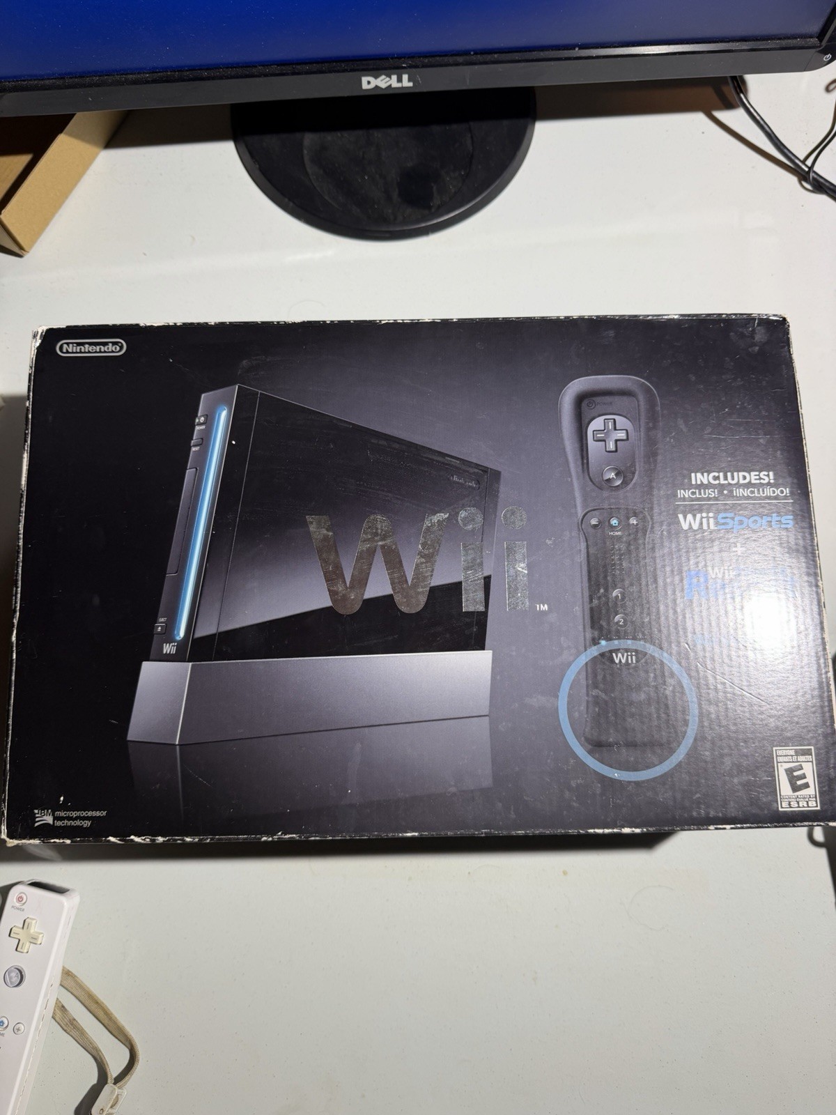 Nintendo WII RVL-001 Black Open Box No Manual – 8 Games Tested