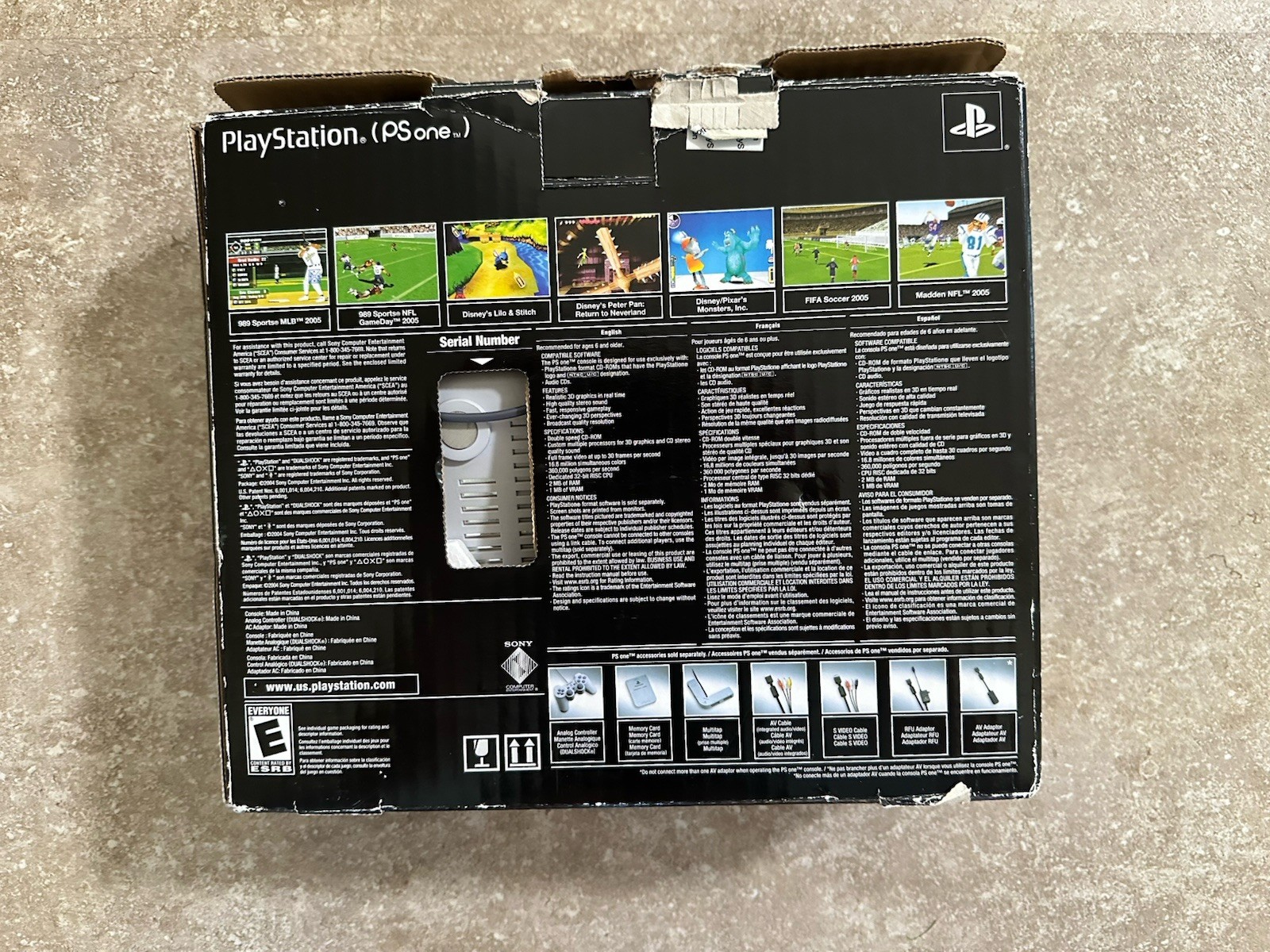 Sony PlayStation 1 Console (Includes Memory Card)