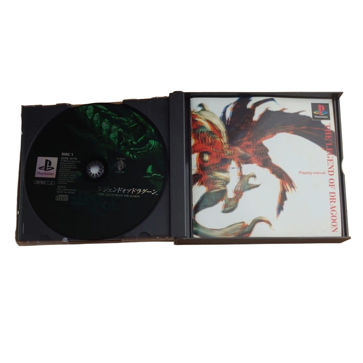 Legend of Dragoon Sony PlayStation PS1 Japan Ver. SCPS 10119-10122 NTSC-J CIB