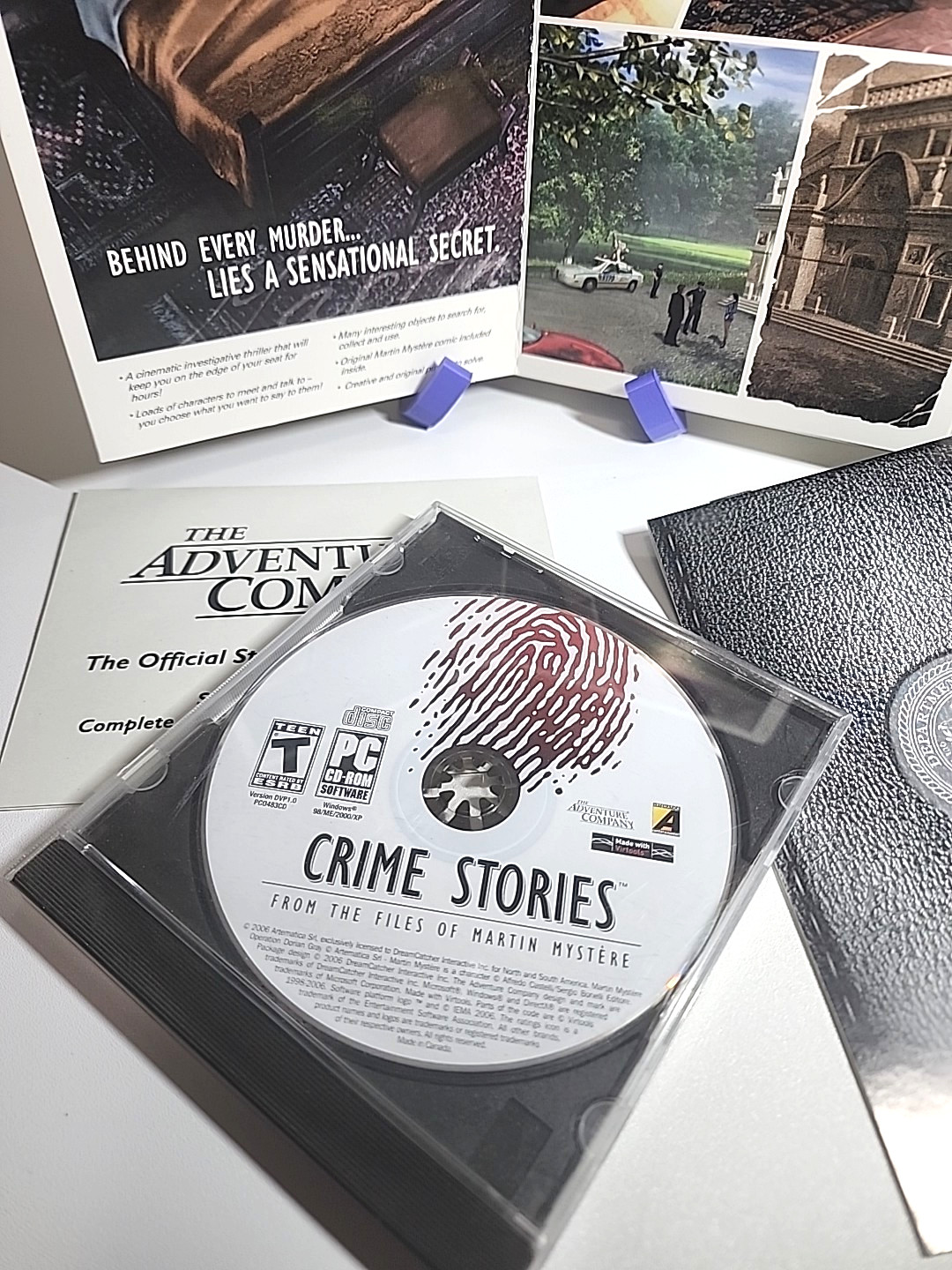 The Adventure Company Crime Stories CD-Rom PC Game Tested