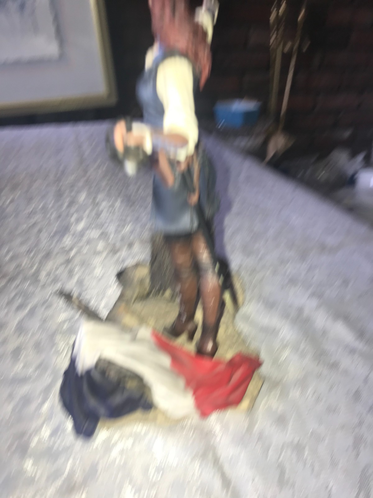 Rare UBISOFT ASSASSINS CREED Unity ELISE The FIERY TEMPLAR Collectable STATUE 9½