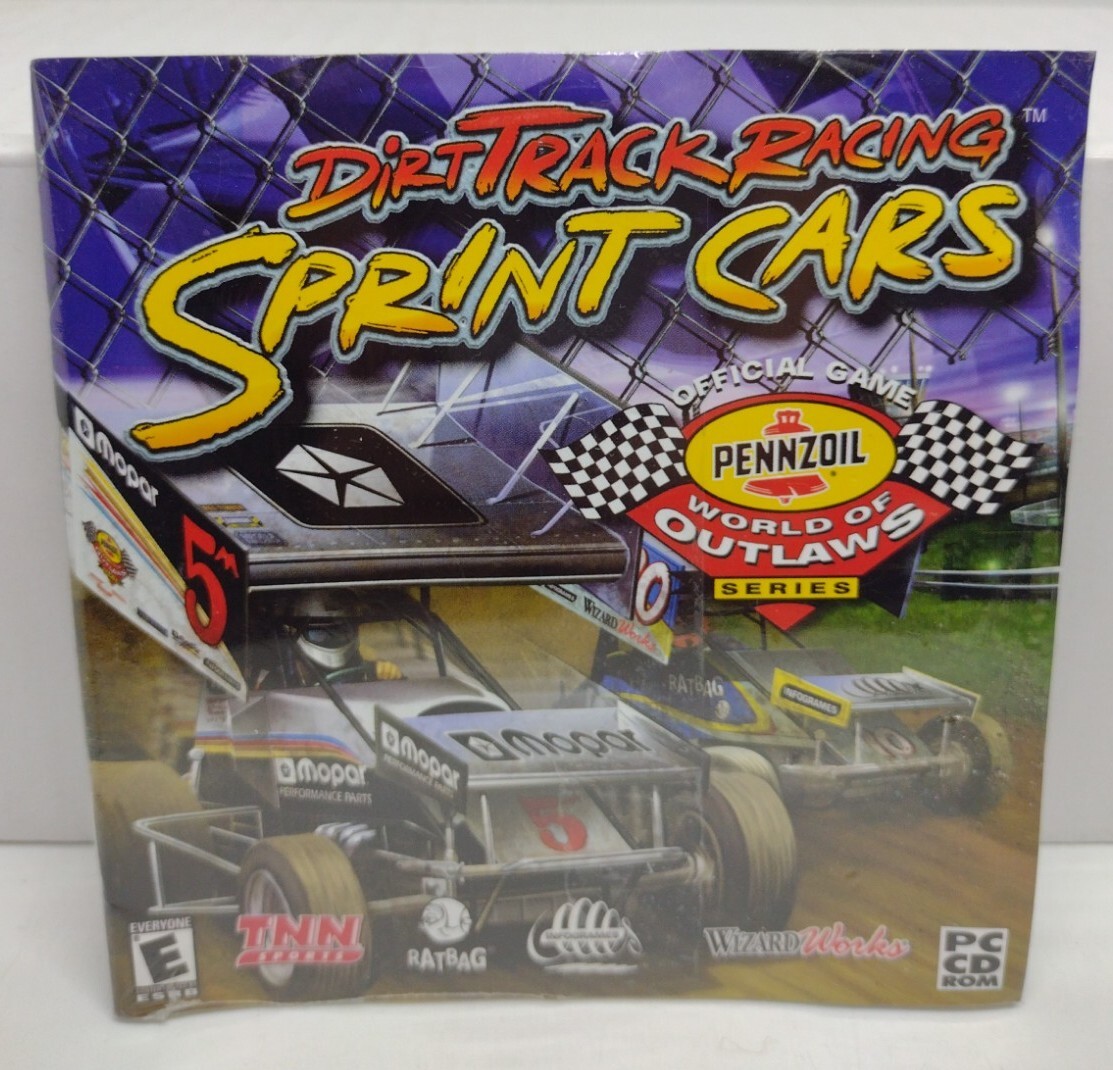 Dirt Track Racing: Sprint Cars Official Game – PC CD ROM Sealed – FREE SHIPPING