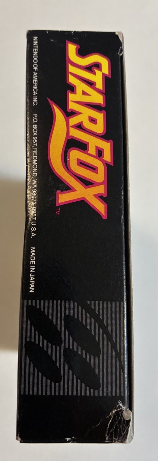 Star Fox (Super Nintendo, 1993) Authentic SNES Complete In Box CIB