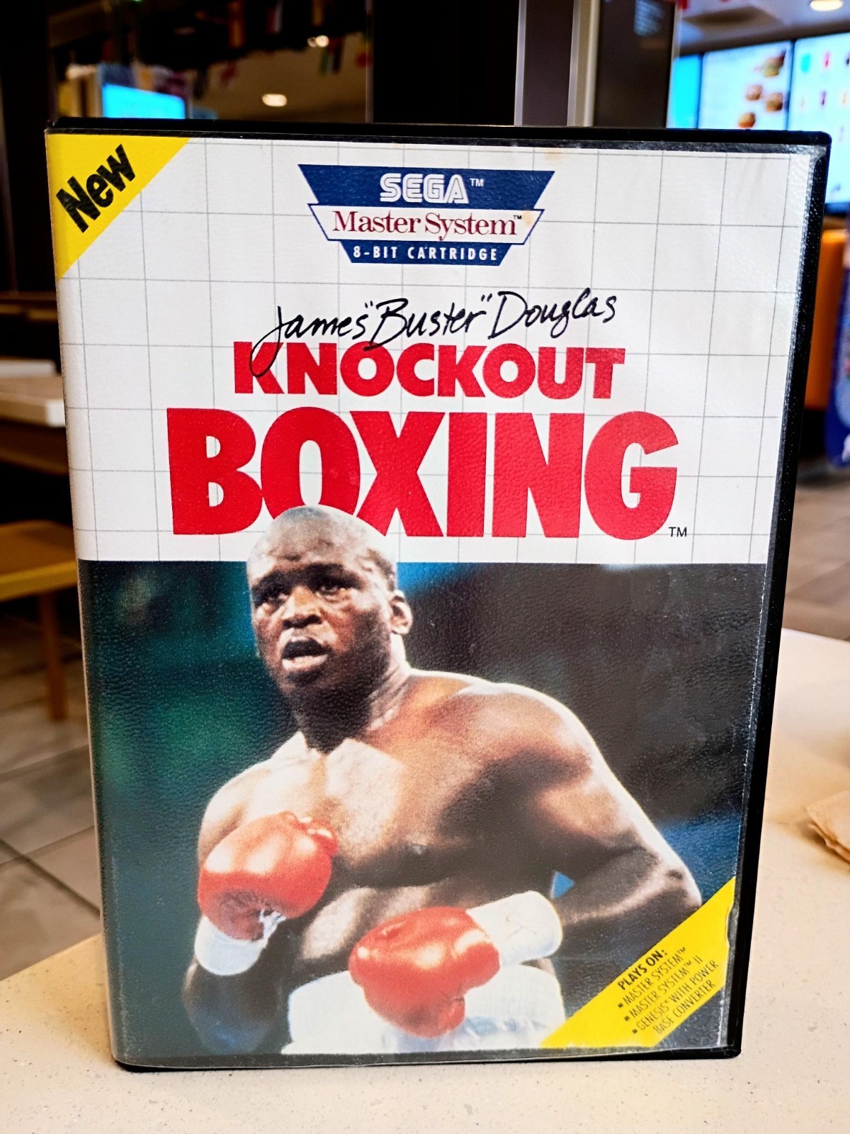James “Buster” Douglas Knockout Boxing (Sega Master System) Box and Cartridge