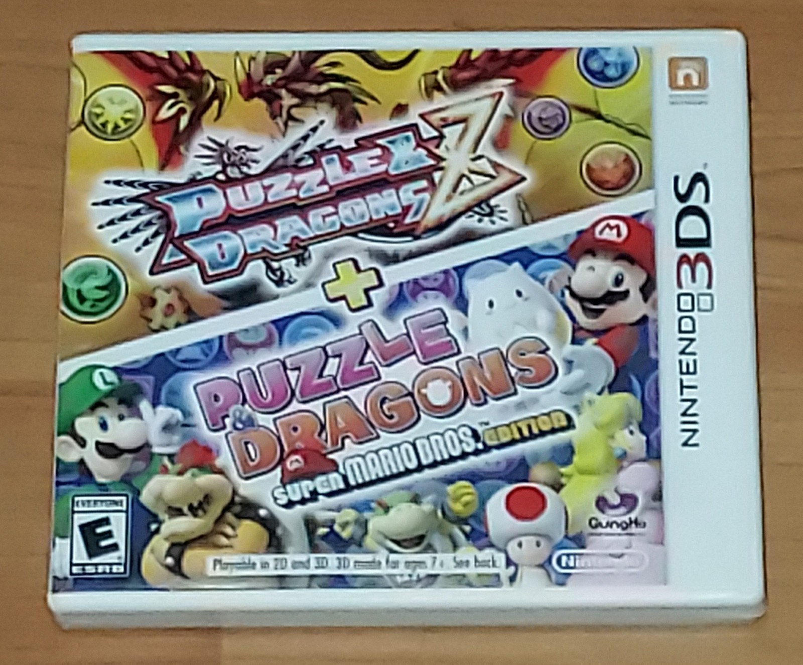 Puzzle & Dragons Z + Super Mario Bros. Edition (Nintendo 3DS) CIB Complete