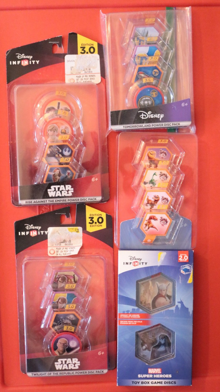 Disney Infinity Power Disc lot