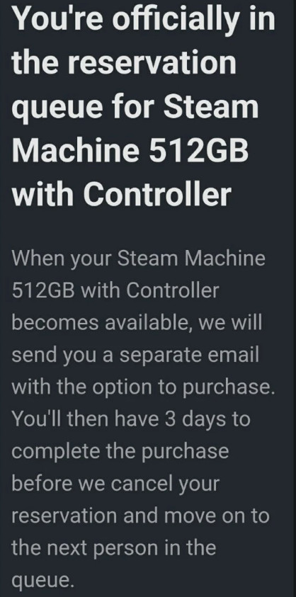 (Presale) Steam Machine 512GB w/Controller PreOrder SHIPS WITHIN 40 DAYS