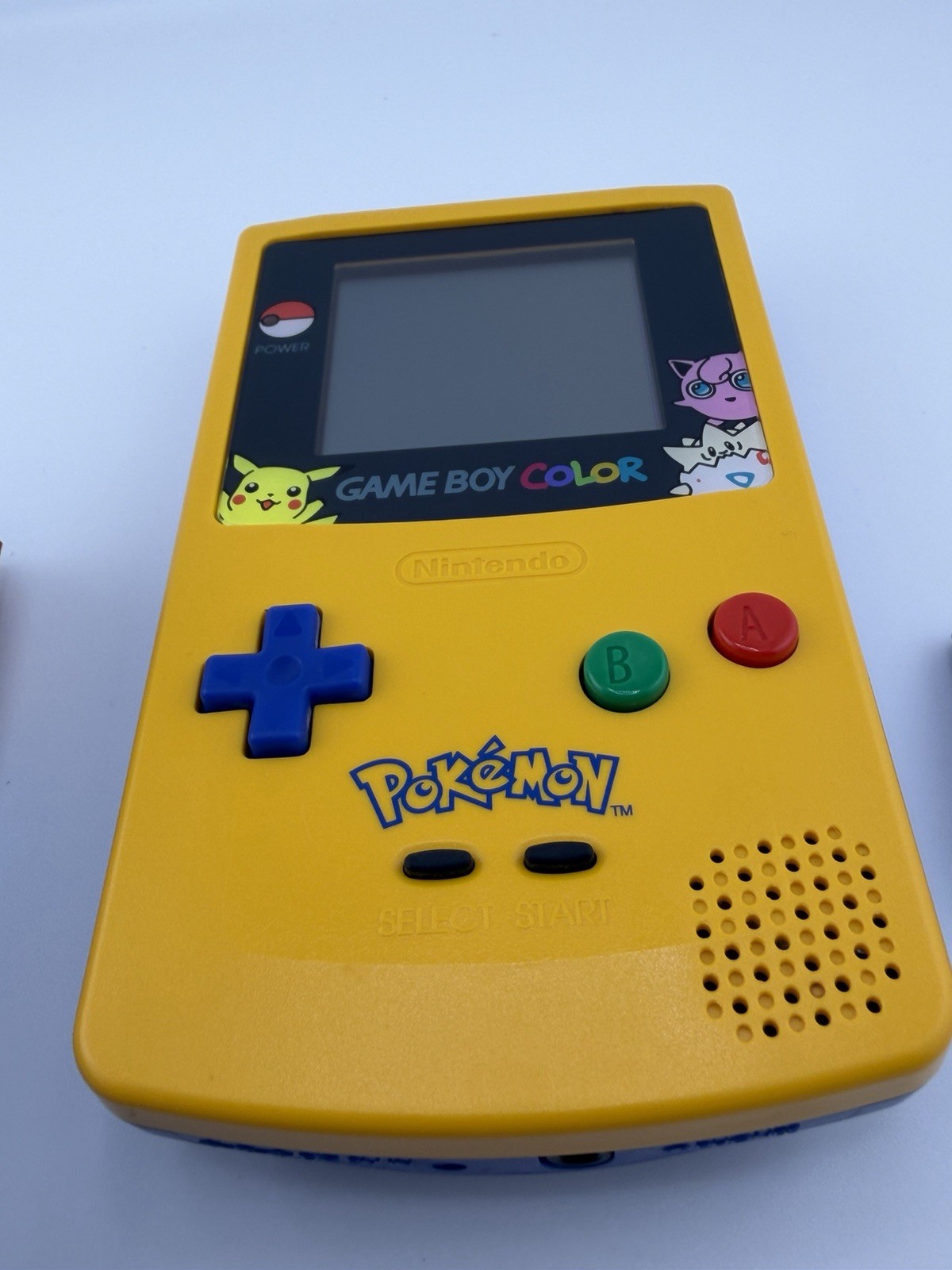Nintendo Game Boy Color Pokemon Yellow Pikachu Special Edition Authentic Tested