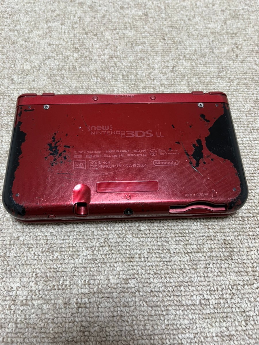 New 3DS LL XL Metalic red Japan Nintendo Console region Japanese B57