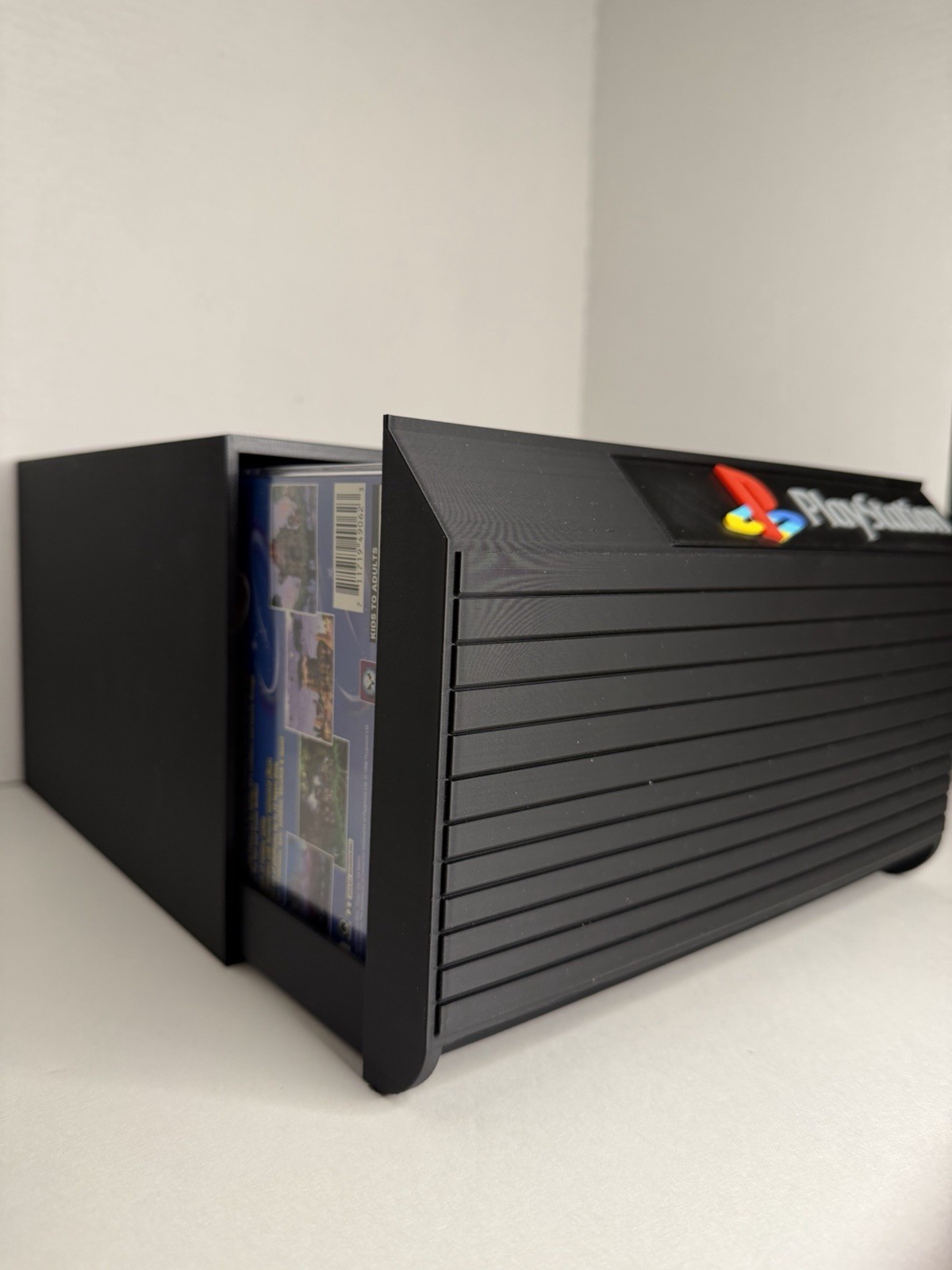 PlayStation PS1 Holds 28, Game Storage Display Shelf Memory Card Holder 3DPrint