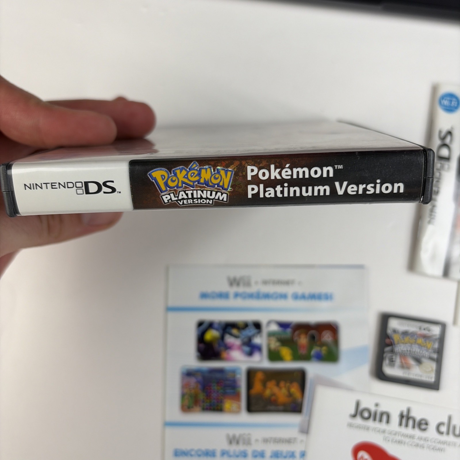 NICE Pokemon Platinum Version Nintendo DS 100% CIB Complete In Box Authentic!
